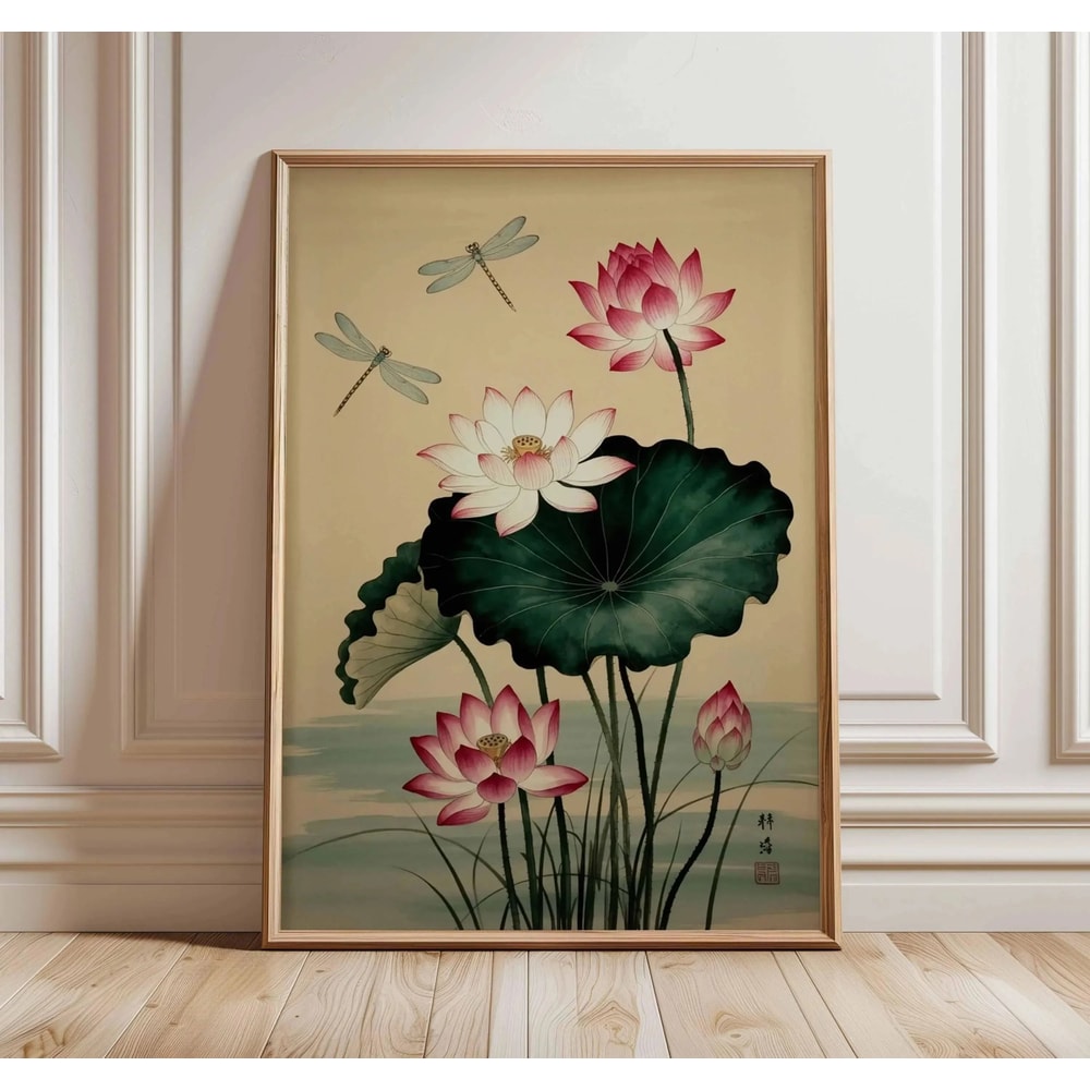 Japanese Wall Art Canvas Poster Asian Animal Decor For Modern Living Room 22