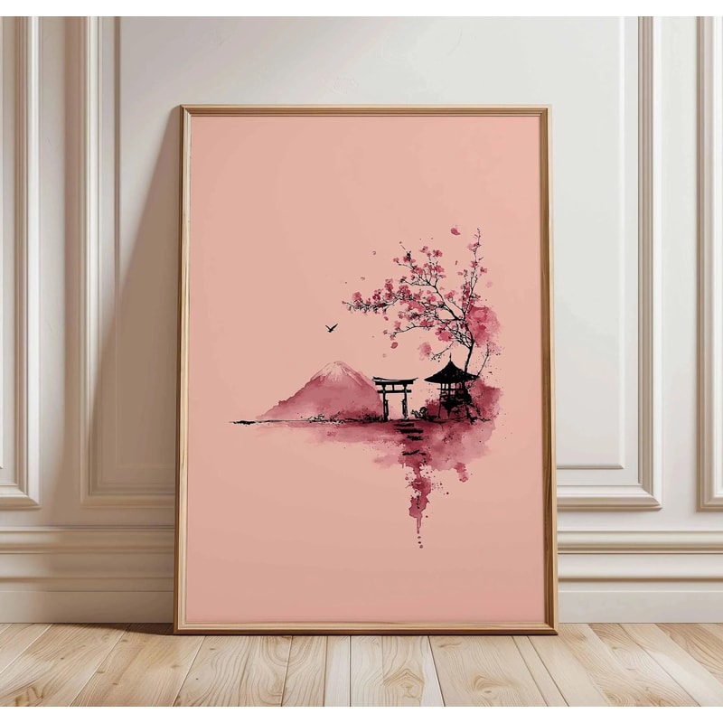 Japanese Wall Art Canvas Poster Asian Animal Decor For Modern Living Room 24