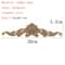 Natural Floral Wood Carved Applique Decorative Trim For Furniture And Wall Decor 0