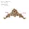 Natural Floral Wood Carved Applique Decorative Trim For Furniture And Wall Decor 9