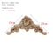 Natural Floral Wood Carved Applique Decorative Trim For Furniture And Wall Decor 9