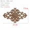 Natural Floral Wood Carved Applique Decorative Trim For Furniture And Wall Decor 10