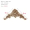 Natural Floral Wood Carved Applique Decorative Trim For Furniture And Wall Decor 11