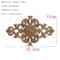 Natural Floral Wood Carved Applique Decorative Trim For Furniture And Wall Decor 13