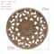 Natural Floral Wood Carved Applique Decorative Trim For Furniture And Wall Decor 15