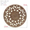 Natural Floral Wood Carved Applique Decorative Trim For Furniture And Wall Decor 15