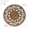Natural Floral Wood Carved Applique Decorative Trim For Furniture And Wall Decor 17