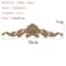 Natural Floral Wood Carved Applique Decorative Trim For Furniture And Wall Decor 1