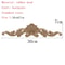 Natural Floral Wood Carved Applique Decorative Trim For Furniture And Wall Decor 1