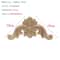 Natural Floral Wood Carved Applique Decorative Trim For Furniture And Wall Decor 2