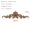 Natural Floral Wood Carved Applique Decorative Trim For Furniture And Wall Decor 3