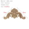 Natural Floral Wood Carved Applique Decorative Trim For Furniture And Wall Decor 5