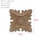 Natural Floral Wood Carved Applique Decorative Trim For Furniture And Wall Decor 22