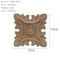 Natural Floral Wood Carved Applique Decorative Trim For Furniture And Wall Decor 23