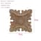 Natural Floral Wood Carved Applique Decorative Trim For Furniture And Wall Decor 24