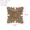 Natural Floral Wood Carved Applique Decorative Trim For Furniture And Wall Decor 24