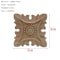 Natural Floral Wood Carved Applique Decorative Trim For Furniture And Wall Decor 26