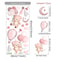 Pink Bear Wall Stickers Kids Room Wall Decals Nursery Wall Decor 1