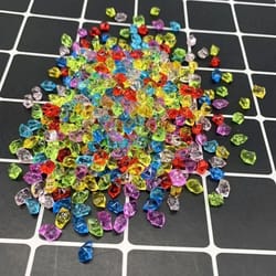 fake crushed ice stones acrylic vase filler clear decorative stones