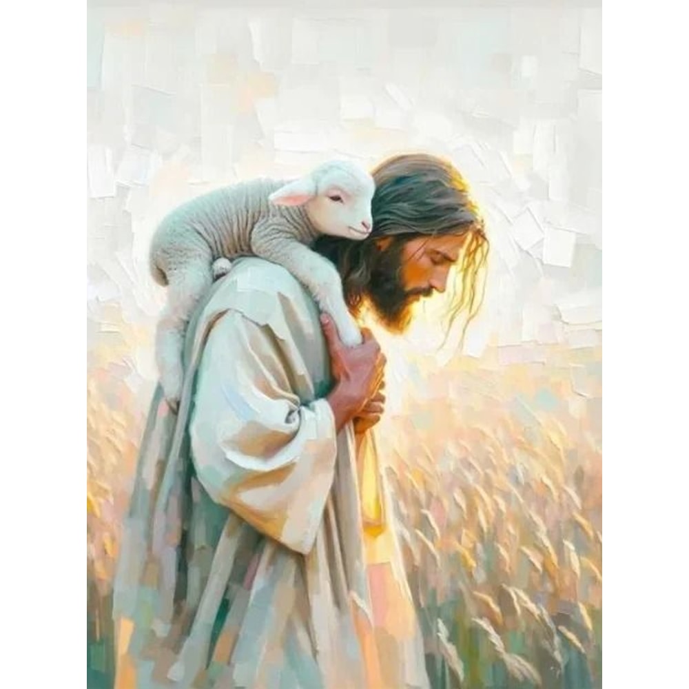 Jesus Canvas Wall Art Sacred Heart Jesus Painting Christian Wall Decor 11