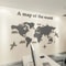 3D World Map Wall Sticker Acrylic World Map Decor Modern Wall Art 6