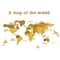 3D World Map Wall Sticker Acrylic World Map Decor Modern Wall Art 11