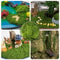 Artificial Moss For Crafts Mini Landscape Moss Decorative Green Moss 7