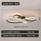 Modern LED Ceiling Chandelier Black Minimalist Ceiling Light Fixture 1