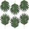 Artificial Palm Leaves Gold Tropical Decor Fake Silk Leaf Set 21