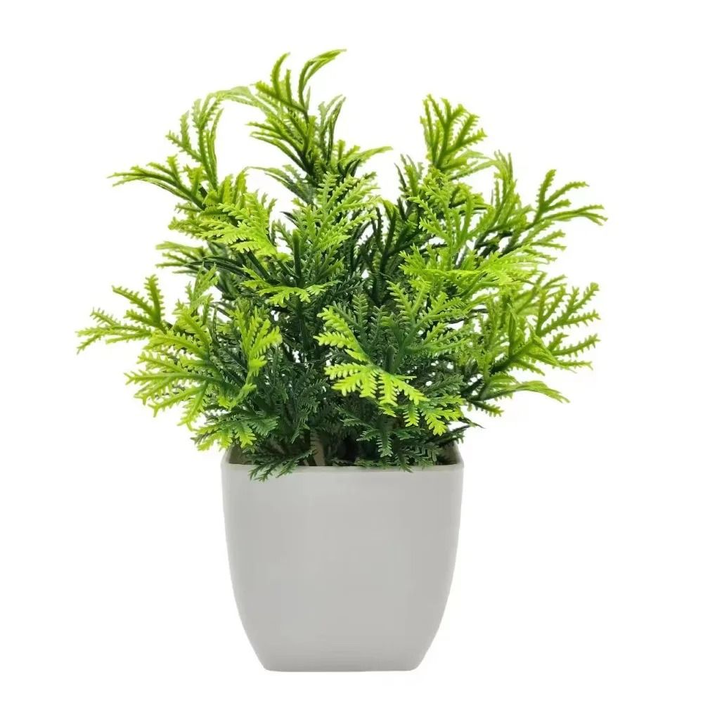Mini Artificial Potted Plants Bonsai Tabletop Flower Decor 10