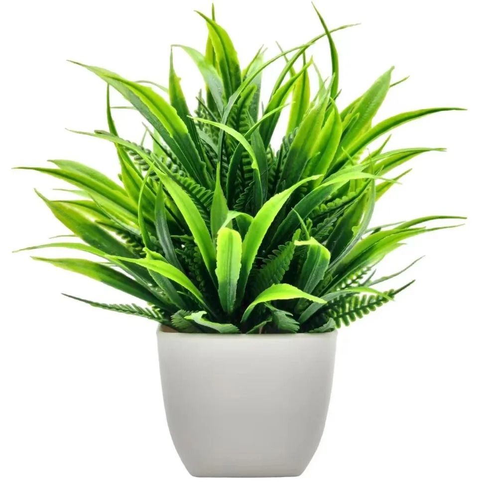 Mini Artificial Potted Plants Bonsai Tabletop Flower Decor 9