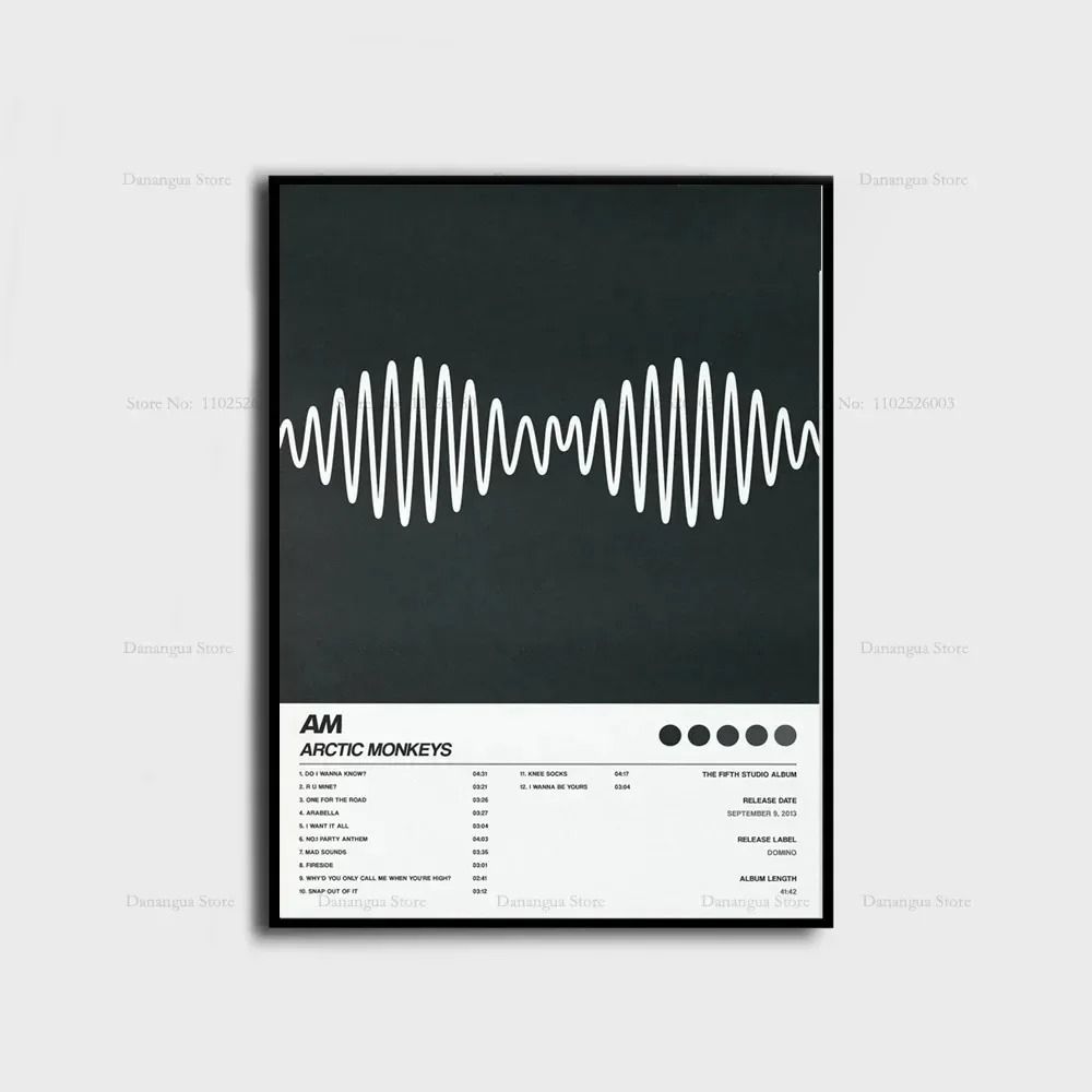 Arctic Monkeys Album Cover Poster Canvas Music Wall Art Print 9