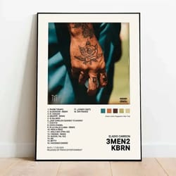 latin rap music poster canvas album cover aesthetic wall art print