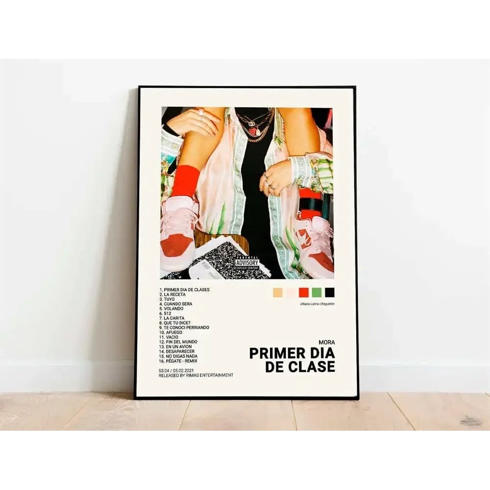 Latin Rap Music Poster Canvas Album Cover Aesthetic Wall Art Print 6