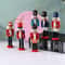 Mini Nutcracker Ornaments Set Christmas Soldier Desktop Decor 5