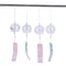 Japanese Glass Wind Chime Sakura Cherry Blossom Hanging Bell Decor 6
