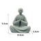 Zen Garden Decor Mini Monk Statue For Aquarium Landscaping And Terrarium Display 4
