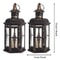 Vintage Lantern Candle Holder Metal Hanging Lantern Decorative Indoor Outdoor Decor 3