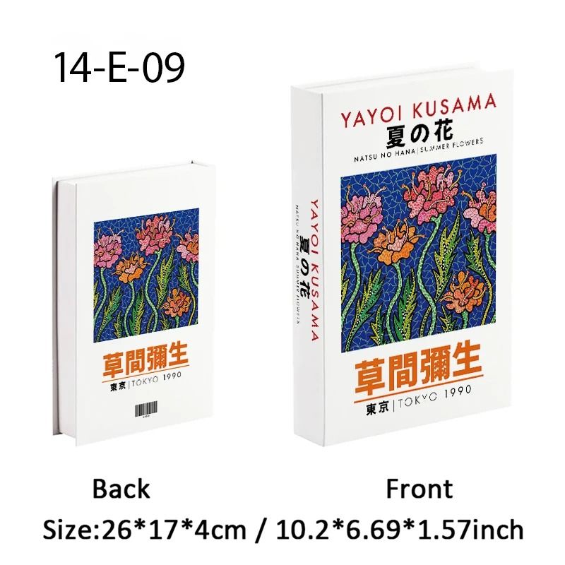 Decorative Book Storage Box Lucky Cat Japanese Home Decor Hidden Storage Book 25