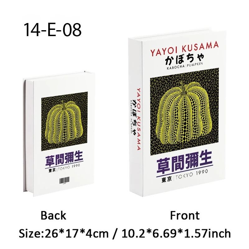 Decorative Book Storage Box Lucky Cat Japanese Home Decor Hidden Storage Book 27