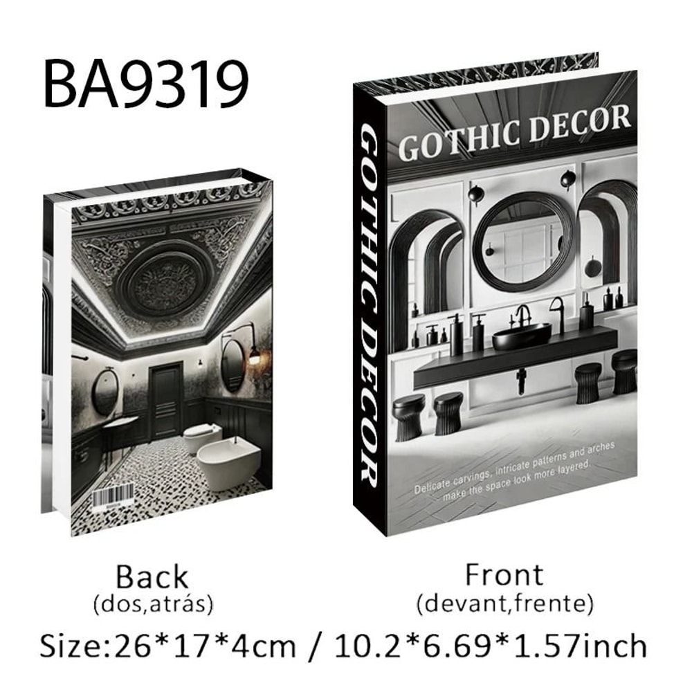 Decorative Book Storage Box Lucky Cat Japanese Home Decor Hidden Storage Book 29