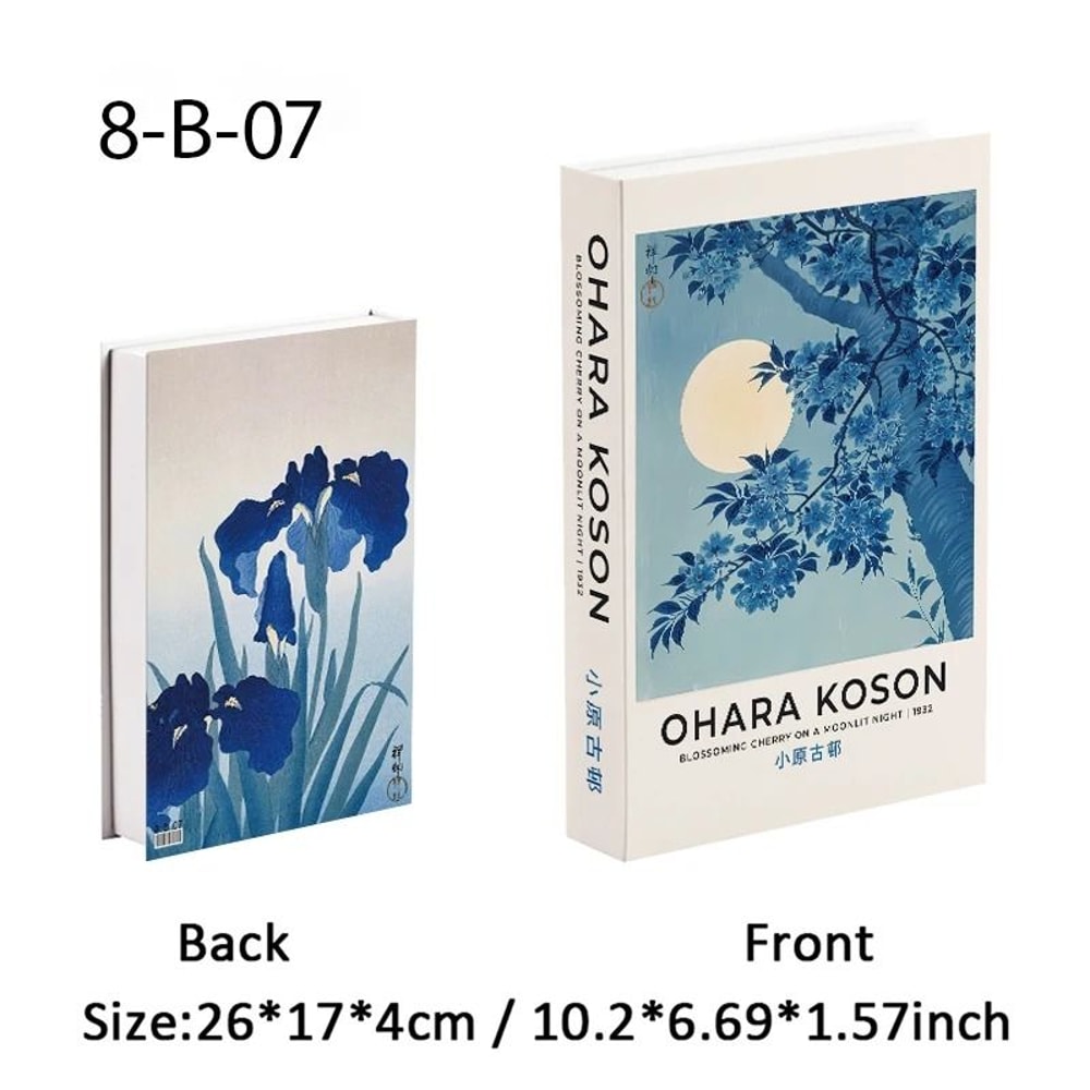 Decorative Book Storage Box Lucky Cat Japanese Home Decor Hidden Storage Book 20