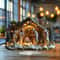 Nativity Scene Ornament Acrylic Christmas Nativity Centerpiece Christian Table Decor 5