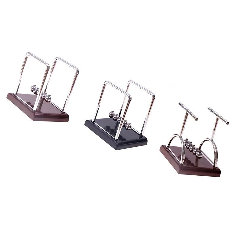 Newtons Cradle Desk Pendulum Ball Physics Balance Balls Office Desk Decor 5