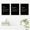 Motivational Wall Art Inspirational Quote Poster Minimalist Typography Canvas Print 0