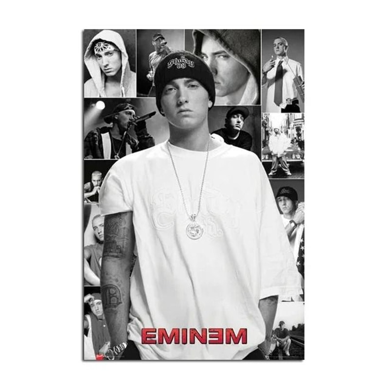 Eminem Rapper Canvas Wall Art Music Poster Print For Bedroom And Living Room Decor 20