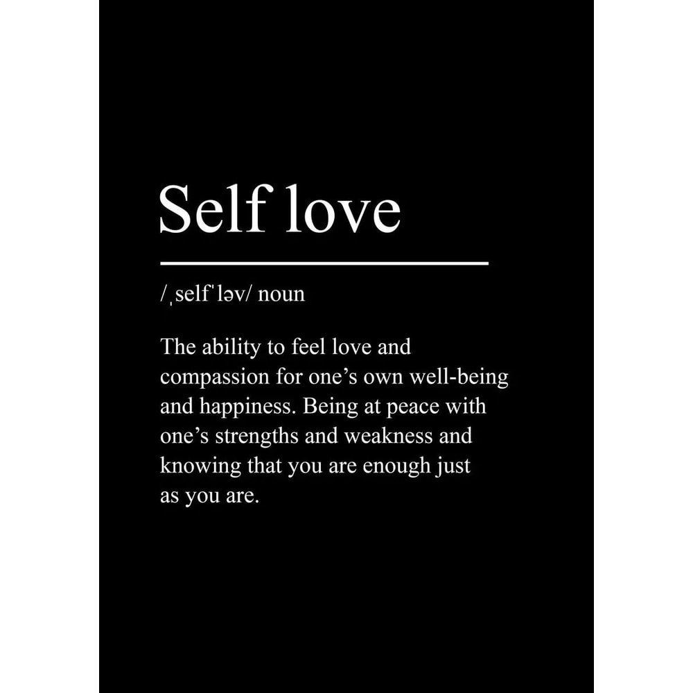 Minimalist Inspirational Quote Canvas Wall Art Black Typography Poster For Home And Office 5