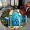 3D Ocean Dolphin Round Rug Non Slip Underwater Area Carpet For Living Room And Bedroom 17