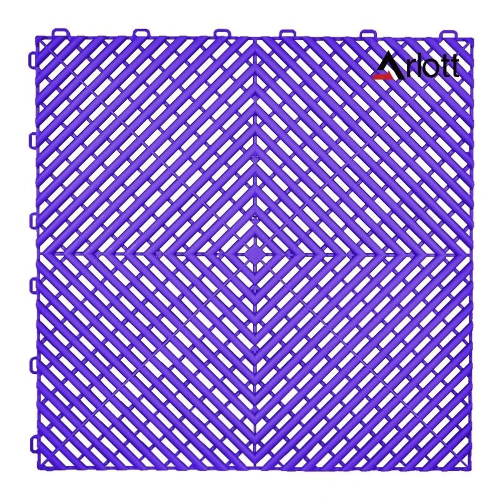 Interlocking Garage Floor Tiles Modular Drainage Car Wash Plastic Flooring 5
