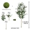 Tall Artificial Olive Tree Branch Realistic Indoor Modern Home Decor Plant 3